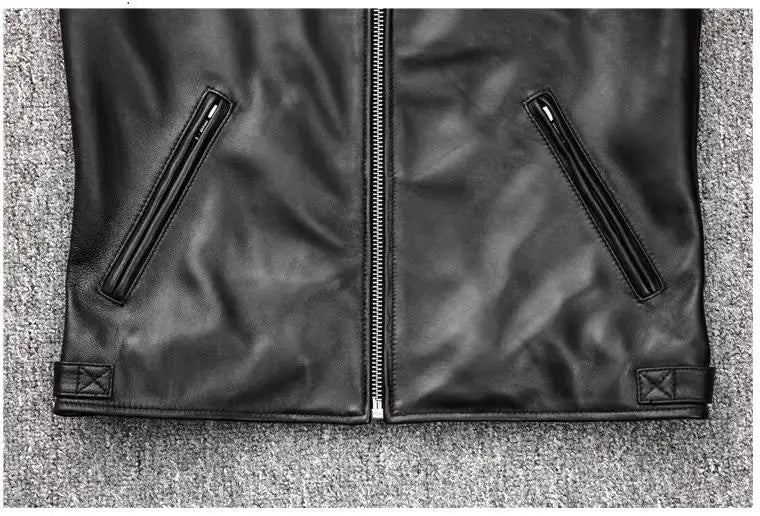 YR!Wholesales.Mens Real Natural Cowhide Cloth.100%.Cool Motor Rider Leather Jacket.Plus Size Slim Fit Real Leather Cloth