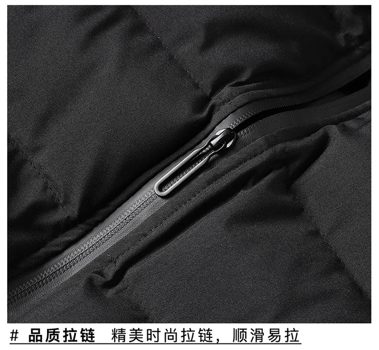 Male Stand Up Collar Vest Men Fashionable and Casual Waistcoats Thick New Vest for Autumn and Winter Men Cool and Warm Clothes