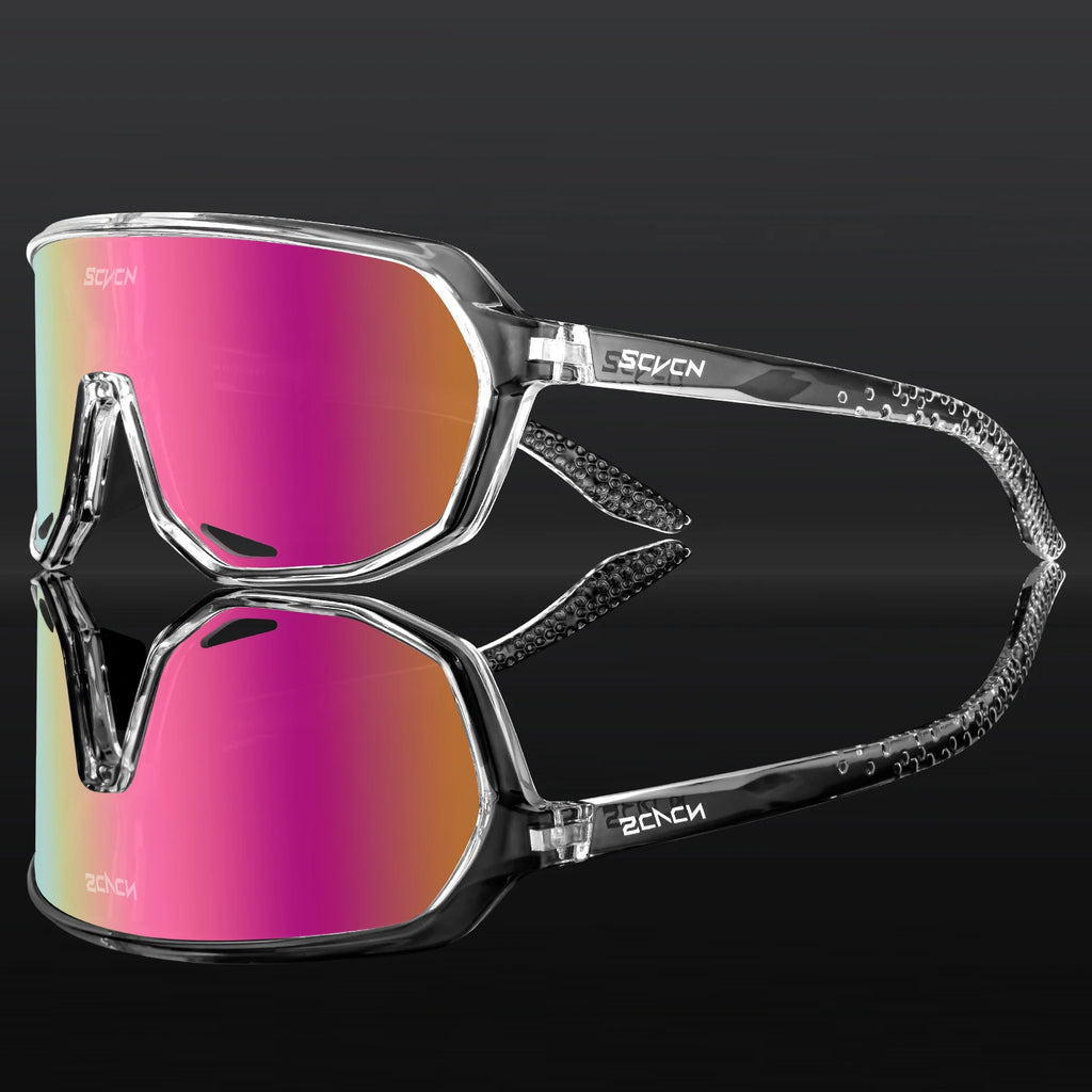 SCVCN Fashion Sports Running Glasses Outdoor Bicycle Drive Hiking Sunglasses Men MTB Cycling Sunglasses Women Road Bike Glasses