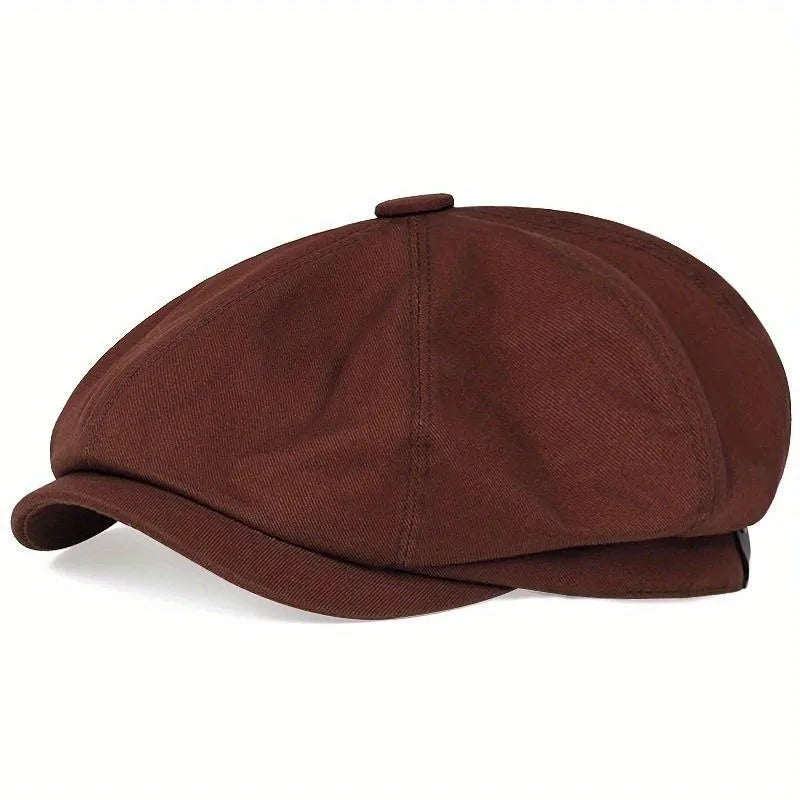 Men Casual Newsboy Hat Spring Autumn Retro Beret Hats Wild Casual Hats Unisex Wild Octagonal Cap for Men Street Caps Gorras