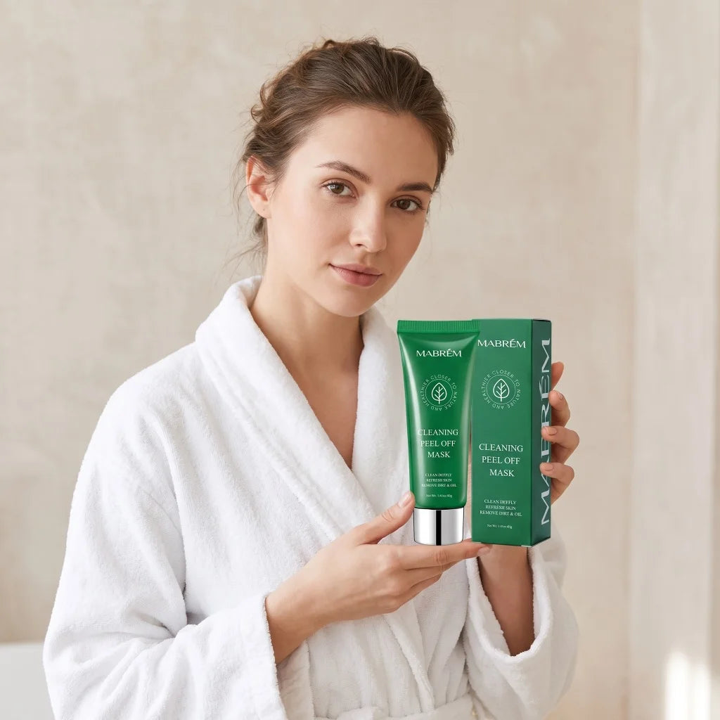 Plant Extract Cleaning Peel Off Mask Deep Clean Remove Blackheads Oil Dirt Refresh Bright Skin Pore Cleansing Facial Mask 40G