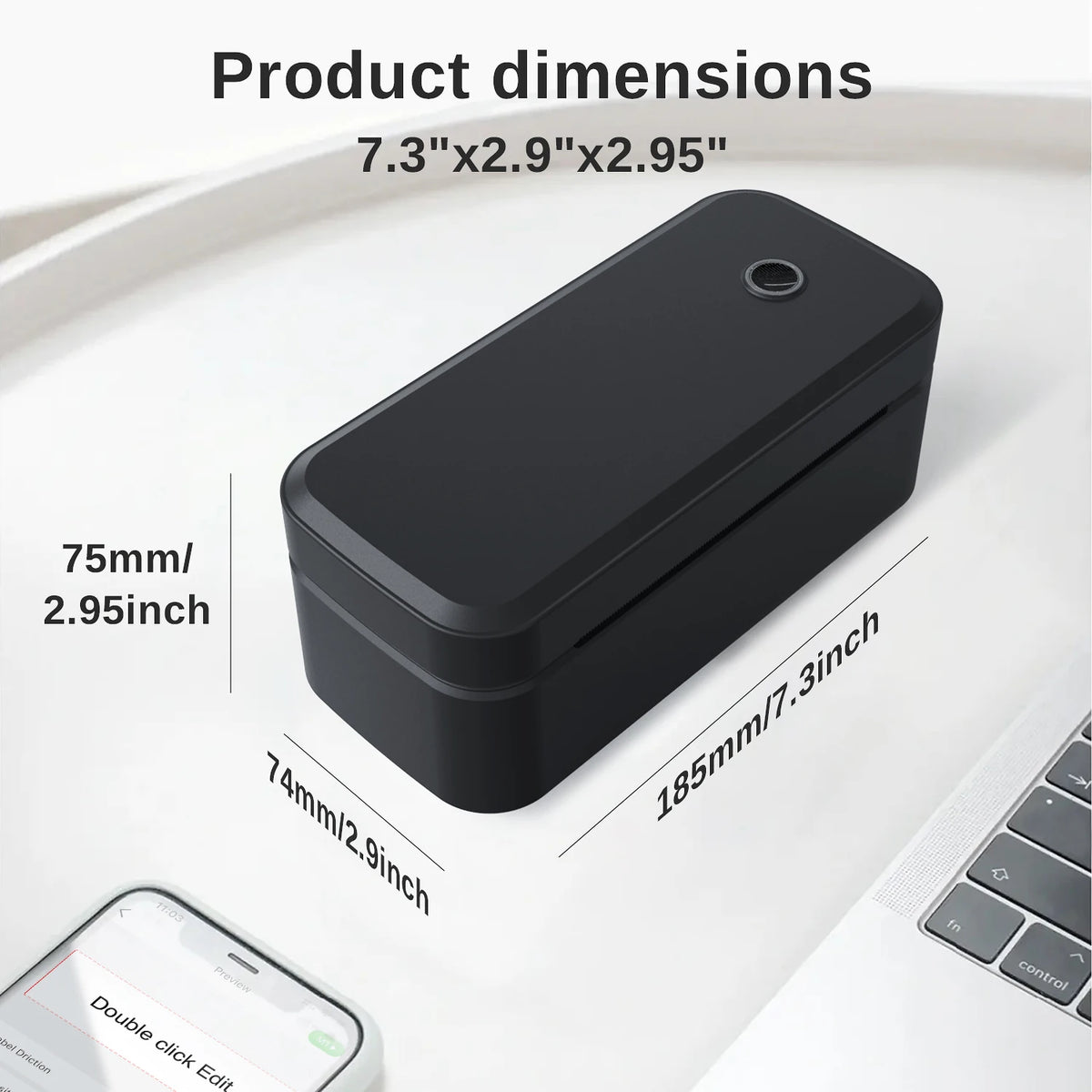 Marklife Thermal Label Printer X4 Small Shipping Label Printer For 4x6 Packages Printing Bluetooth & Automatic Label Recognition