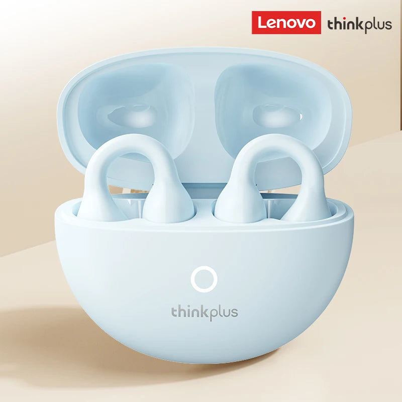 Lenovo LP25 PRO Bluetooth 5.4 Headphones Ear Clip Sport Wireless Headset Long Battery Life Noise Reduction Earphones HD Mic Call