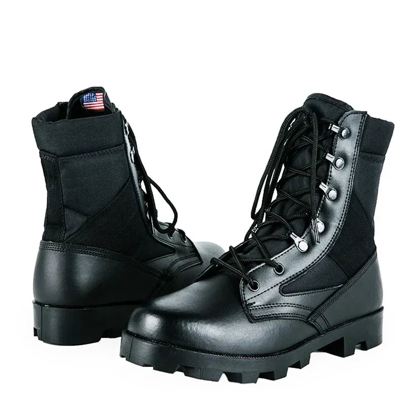 Male Outdoor Training Combat Hunting Boots Spring Autumn Men Jungle Hiking Sports Climbing Camping Breathable Camo Desert Shoes