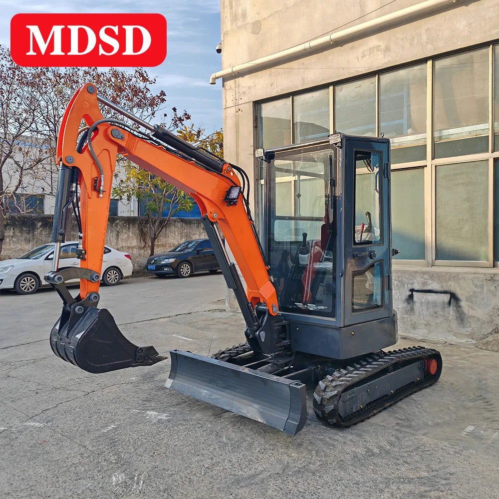 Weatherproof Mini Excavator 3 T Track Micro Digger Small Excavator Heavy Duty for Residential Garden Use Hydraulic Micro Digger