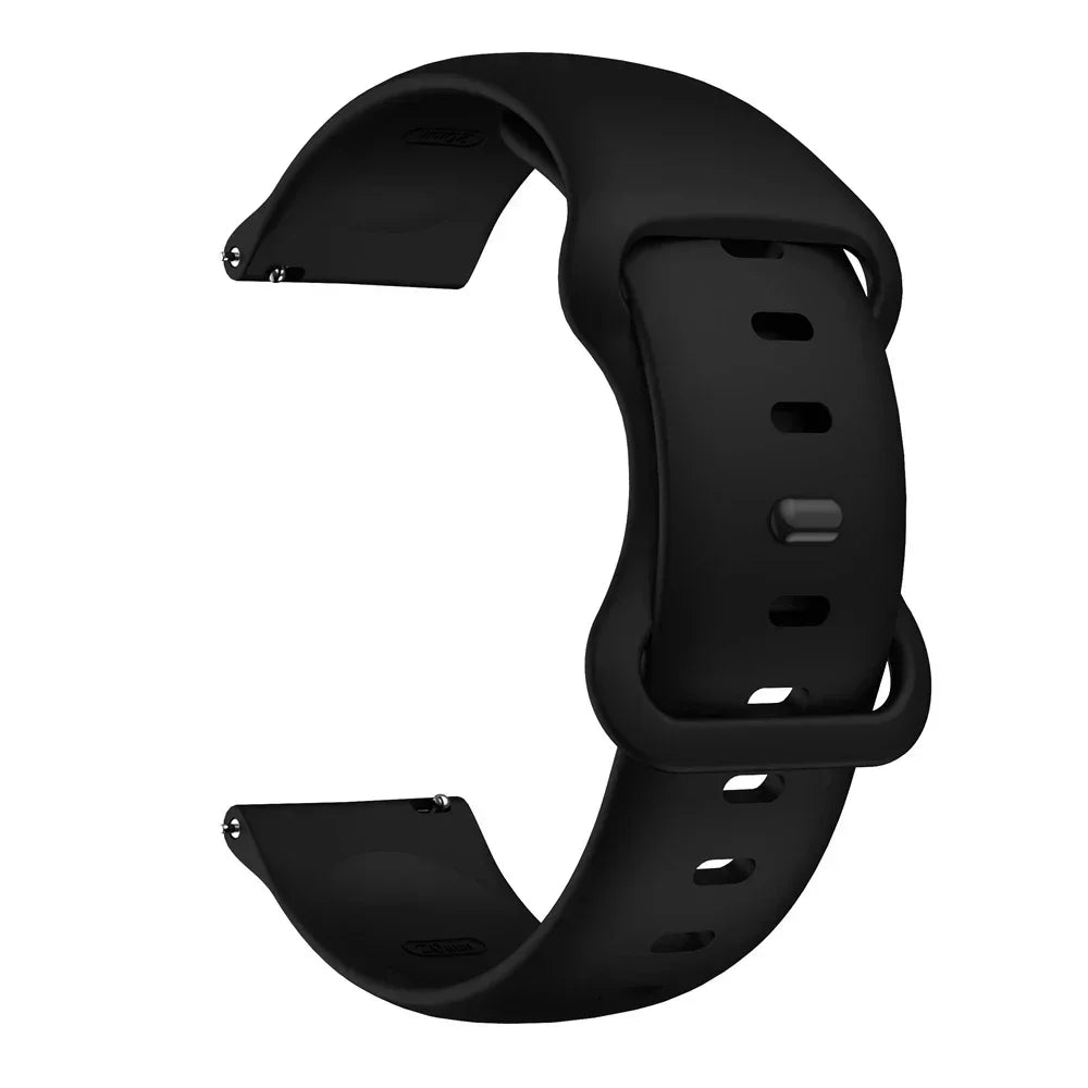 Strap For Amazfit GTS 2/4/3/GTS 2/4 Mini/GTR 4/2/2e 20mm/22mm Watch Silicone Sport Bracelet Amazfit bip 5 3/S/u pro Series band