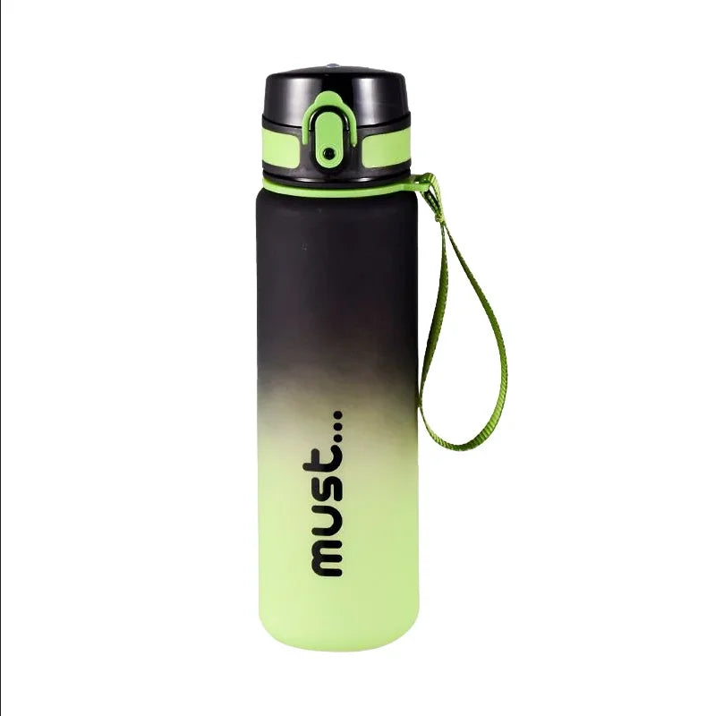 500ml 650ml Sports Water Bottle BPA Free High Capacity Plastic Fitness Portable Durable Camping Hiking Outdoor Sports Bottle