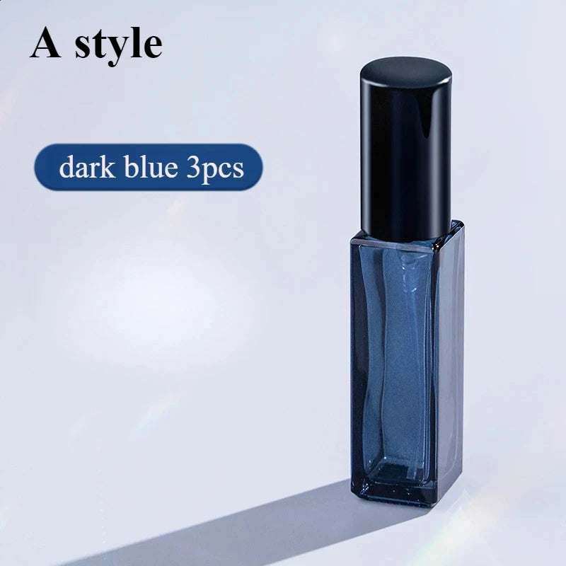 3pcs 5ml 10ml High Quality Perfume Spray Bottle Empty Glass Parfum Atomizer Travel Cosmetic Bottl Sample Vials Refillable Mini