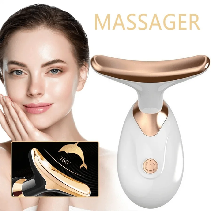 Micro-Current EMS Face Lifting Massager, Portable with Ions Boost for Instant Firming, Wrinkle Smoothing & Jawline Sculpting