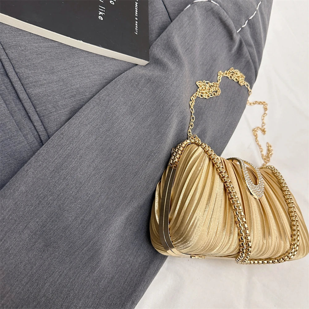 Luxury Sparking Rhinestone Evening Clutch Bags For Women Wedding Prom Dinner Party Gemstone Crossbody Bag 2024 Designer Handbags