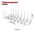 Stainless Steel Dish Rack Adjustable Kitchen Drainer Foldable Utensil Holder For Dishes Cups Pots & Lids Space Saving