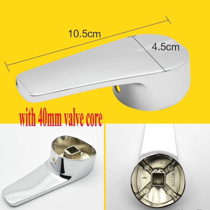 Bathroom Kitchen faucet accessories shower tank switch cold and hot water valve single handle Replacement Faucet Metal Handle