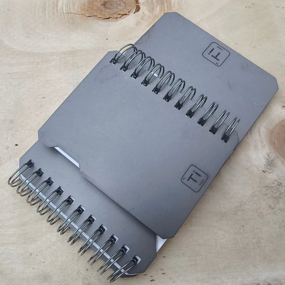EDC Titanium Alloy Notepad Portable Recyclable Tools Outdoor DIY Survival Camping Gear EDC Multifunction Tools