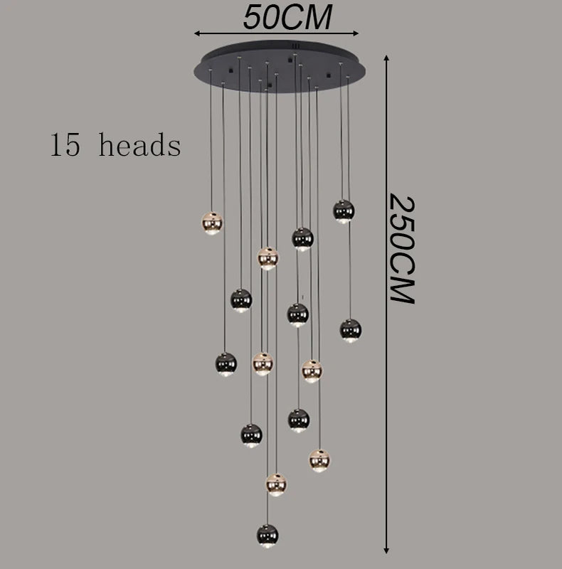 Home Decor Led  Chandeliers Ceiling Lights Pendant Lamps Hanging Light For Living Room Dining Hallway Entrance Indoor Lighting