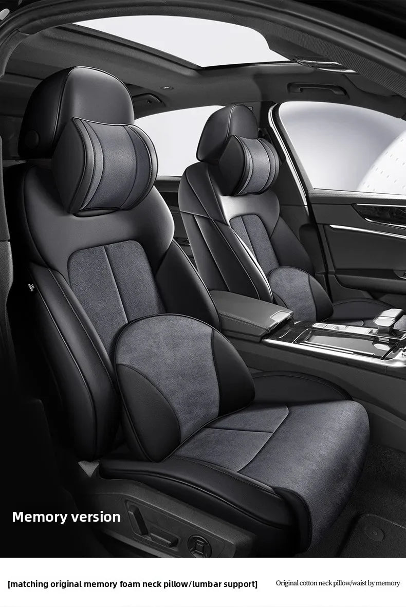 Custom Fit Full Luxury Car Seat Cover Car SUV Full Seat Set Perforated Genuine Leather for Various Models Contact Seller JJ208