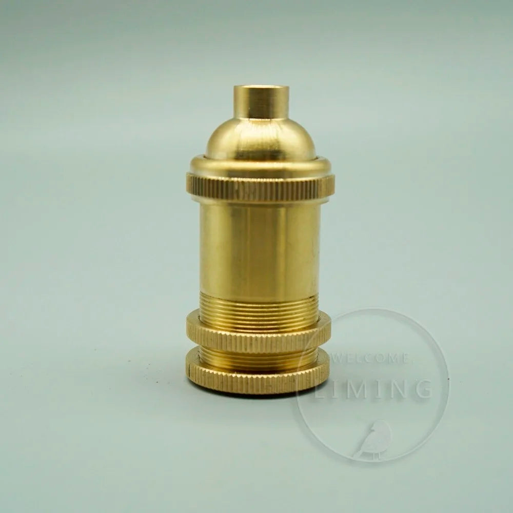 E14 Brass Light Socket Bulbs Edison Retro DIY Pendant Lamp Holder Base Retro Edison Bulb Holder Candle Light Socket