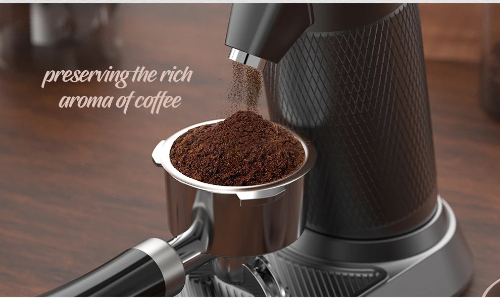 HiBREW G5 48mm Conical Burr Electric Coffee Grinder Compact Portable Coffee Bean Mill Kitchen for Espresso Turkish Coffee