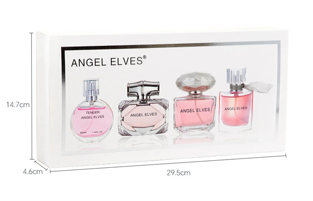 Gift Box 4Pcs Set Perfume Women 120ml Club De Nuit Perfumes De Mujer Lasting Fragrance Parfum Femme Floral Fruity Scent Spray