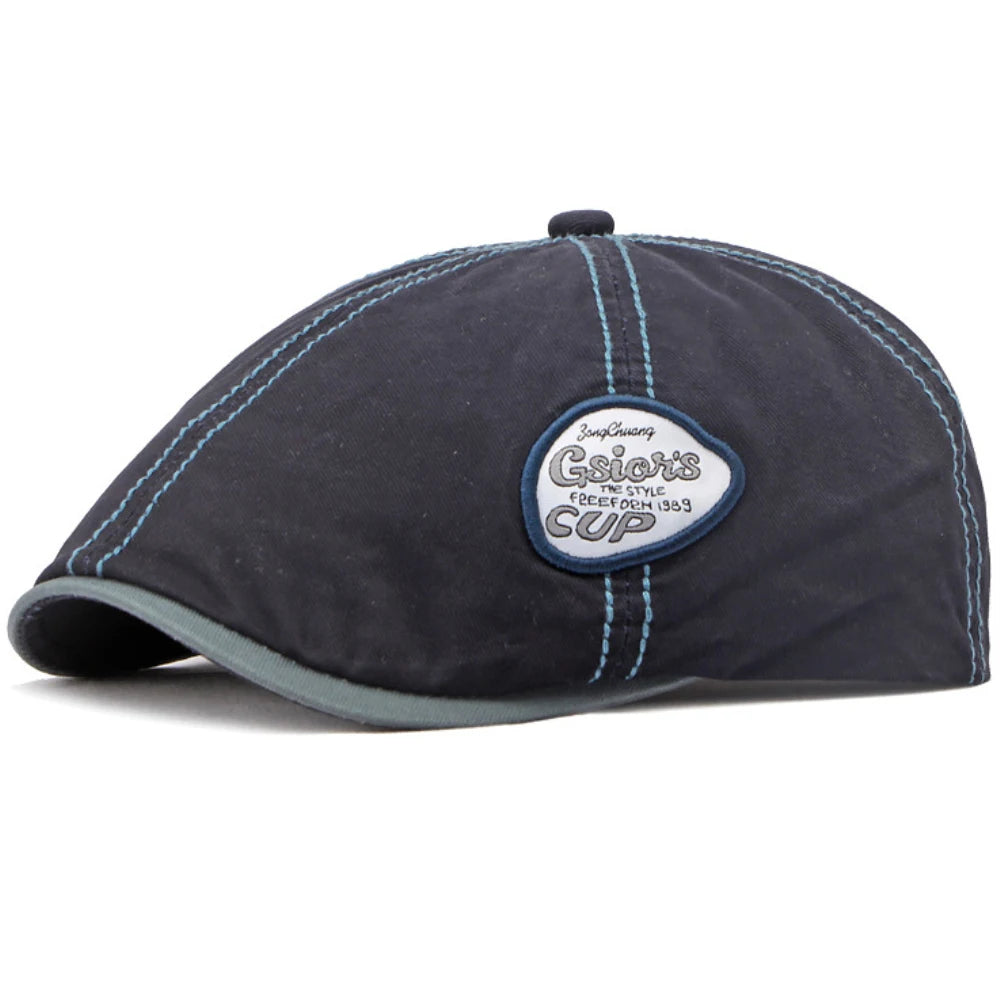 HT4661 Beret Cap Men Women New Spring Summer Sun Hat Octagonal Cap Vintage Beret Hat Adjustable Ivy Flat Cap Male Female Berets