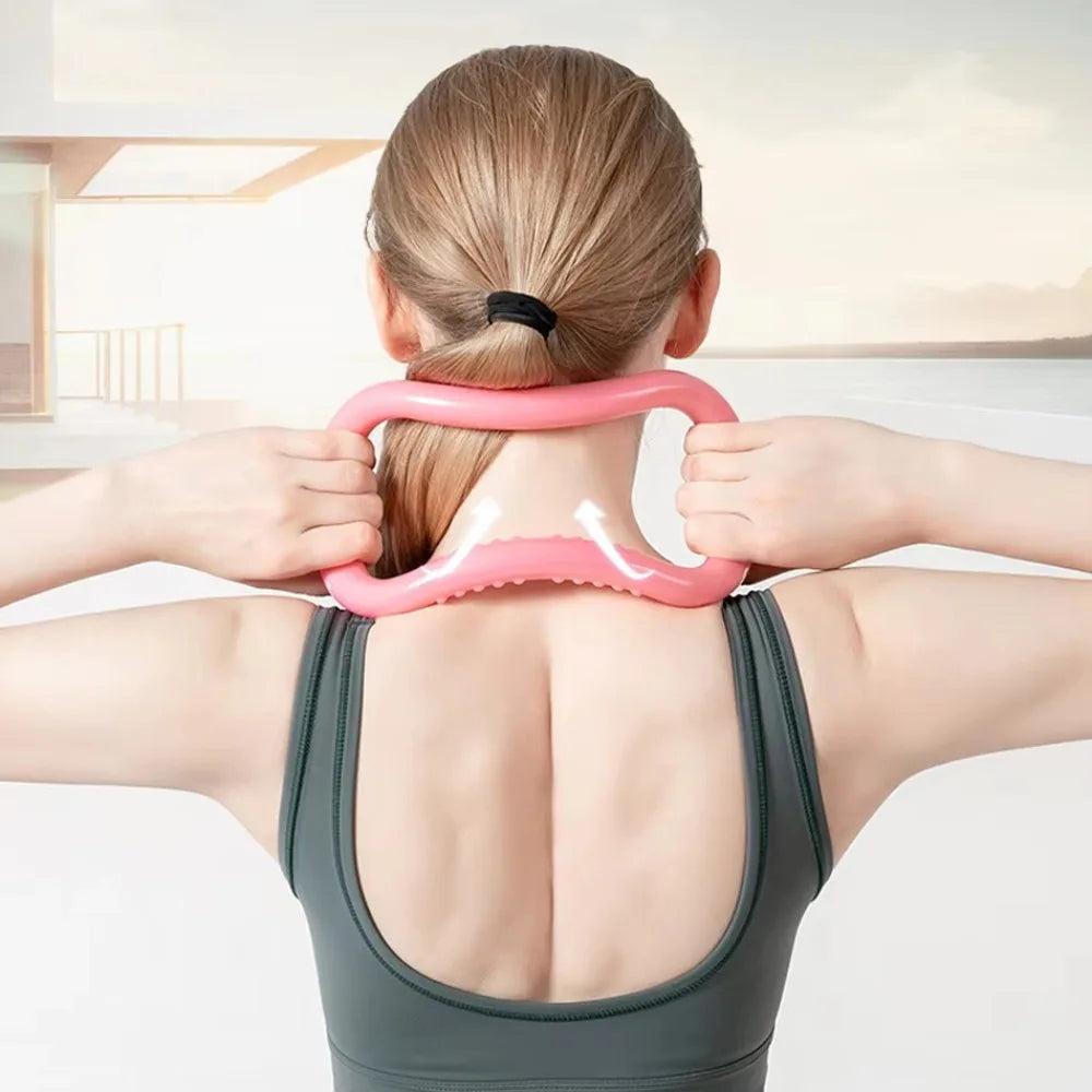 Relieve Tight Muscles Yoga Ring Multi-function Resistance Support Massage Tool Pilates Circle Training Support Massage
