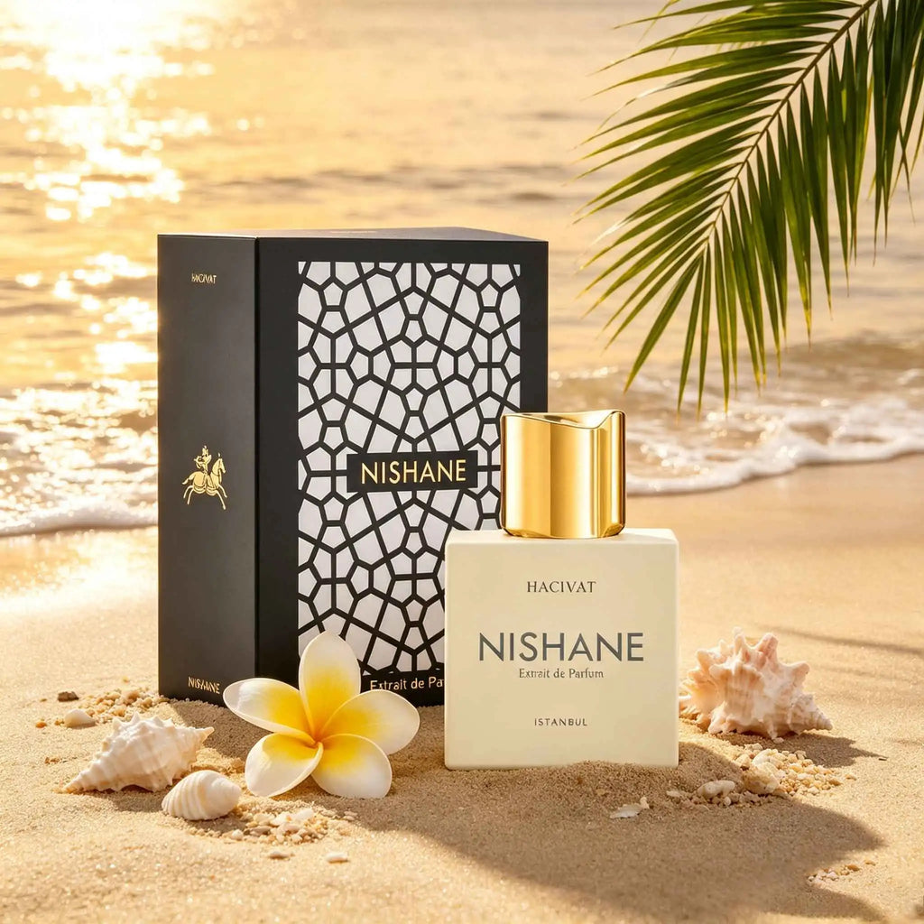 Nishane Hacivat Extrait De Parfum, Classic Citrus Soapy Woody Scent. Fresh Transparent Scent with Good Longevity. Minimalist Luxury Bottle, Unisex, Great for Those Who Love Clean, Calming Fragrance.