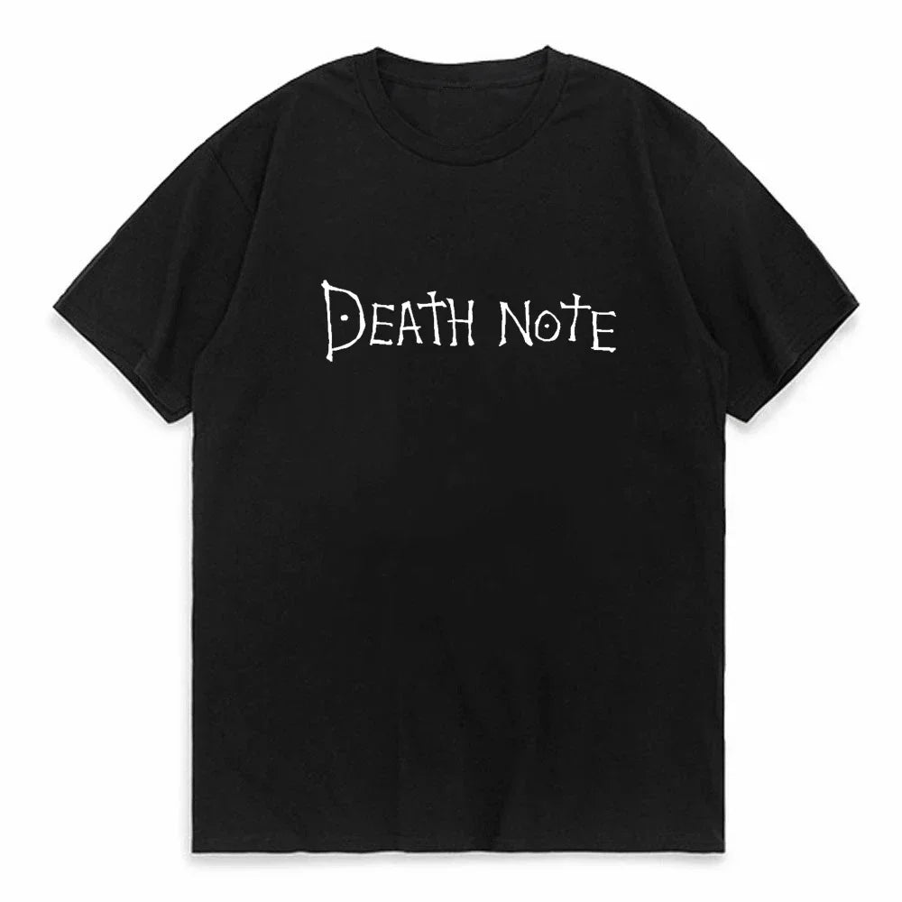 Men Kawaii Cartoon Summer Tops Misa Amane Graphic Tees Japanese Anime T-shirt Death Note T  Harajuku Unisex Pop Y2k Tshirt