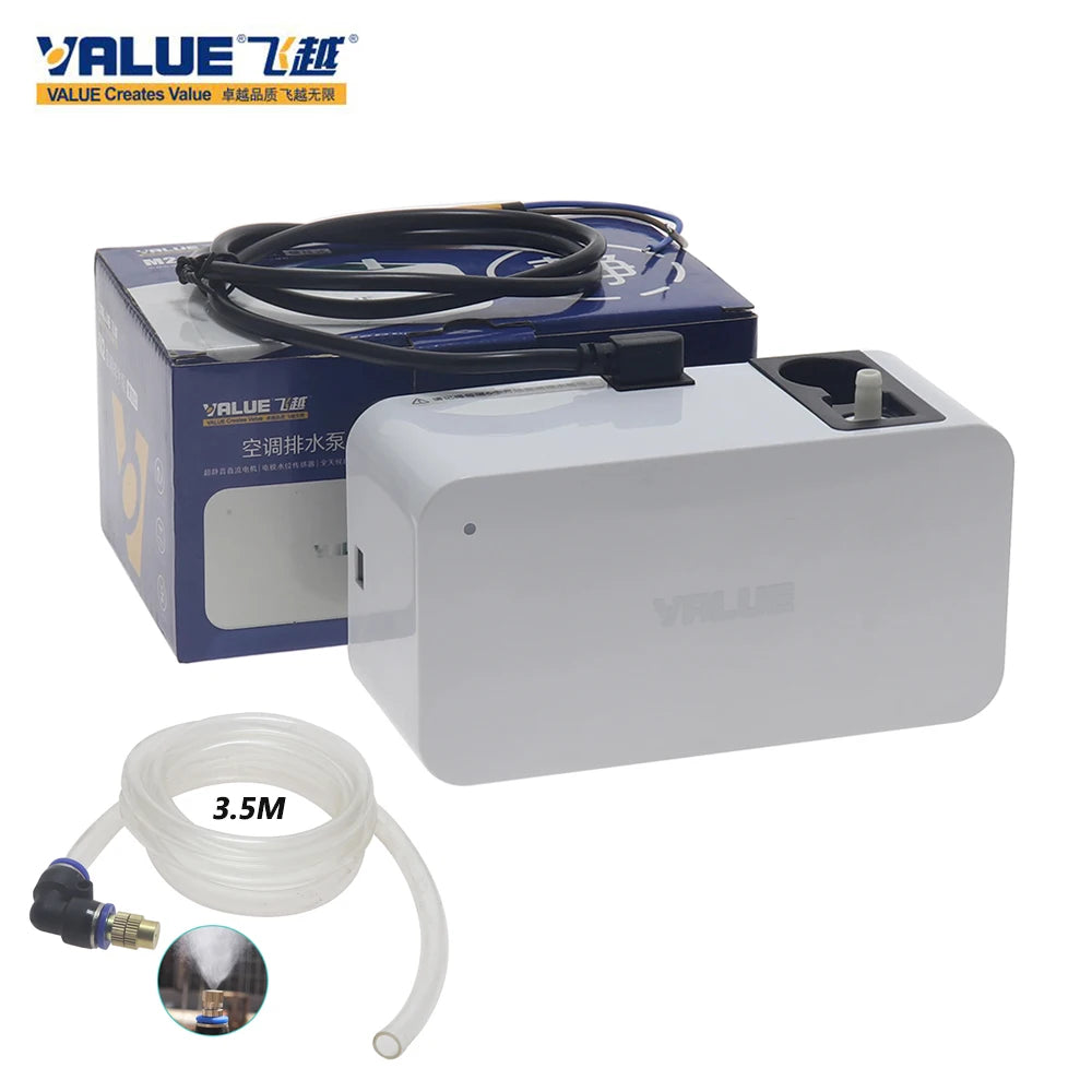 VALUE 100V-240V Air Conditioning Pump Water Pump Home Appliance Air Conditioning Mini Self Priming Water Electric Water Pump