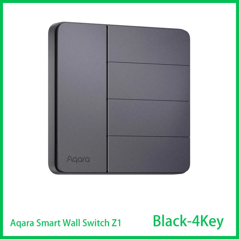 Aqara Z1 Smart Wall Switch ZigBee 3.0 More Control Switch Single Live/Neutral Wire Key Light Button for Smart Home HomeKit APP