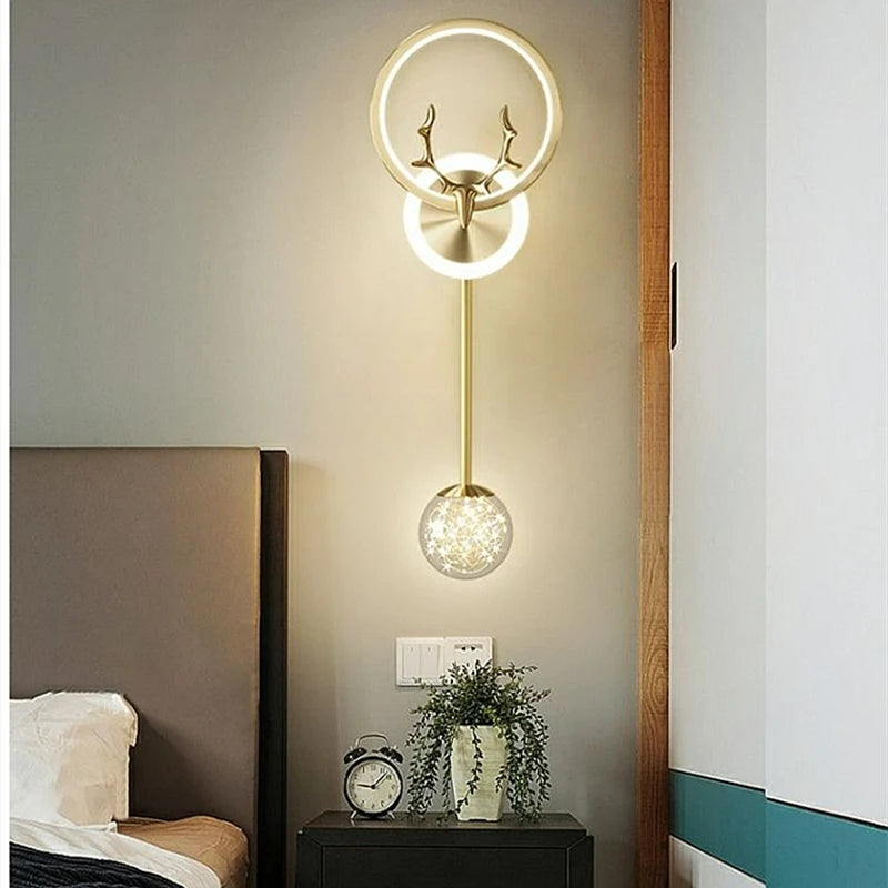 Wall Light Modern Living Room Decor Bedroom Led Lights Lamps Tokio Hotel Lamp Bedside Table Home Decoration Lighting for Dining