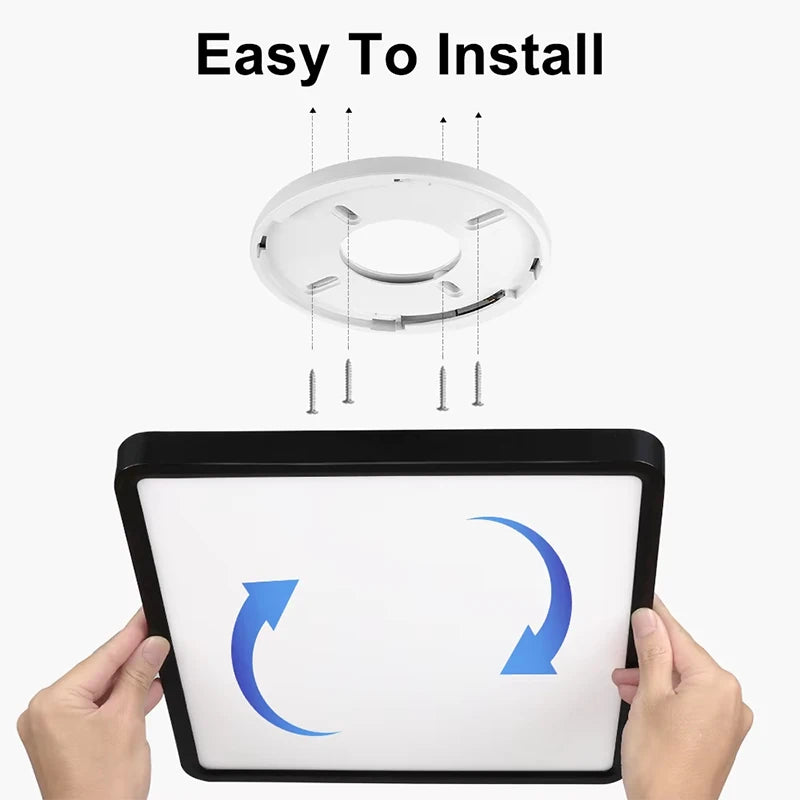 Modern LED Ceiling Light Ultrathin Decorative Light Bedroom Dining Room Living Room Indoor Home Light Waterproof Dustproof