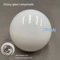 Glass Ball Lamp Modern Milky White Glass Wall Lamps for Bedroom Living Room Sofa Background Concealed Base Bathroom Wall Light