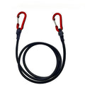 30-210cm 8mm Packing Ropes Outdoor Elastic Bungee Cords with Red Hooks Stretch Lightweight for Bikes Car Luggage Roof Rack Strap
