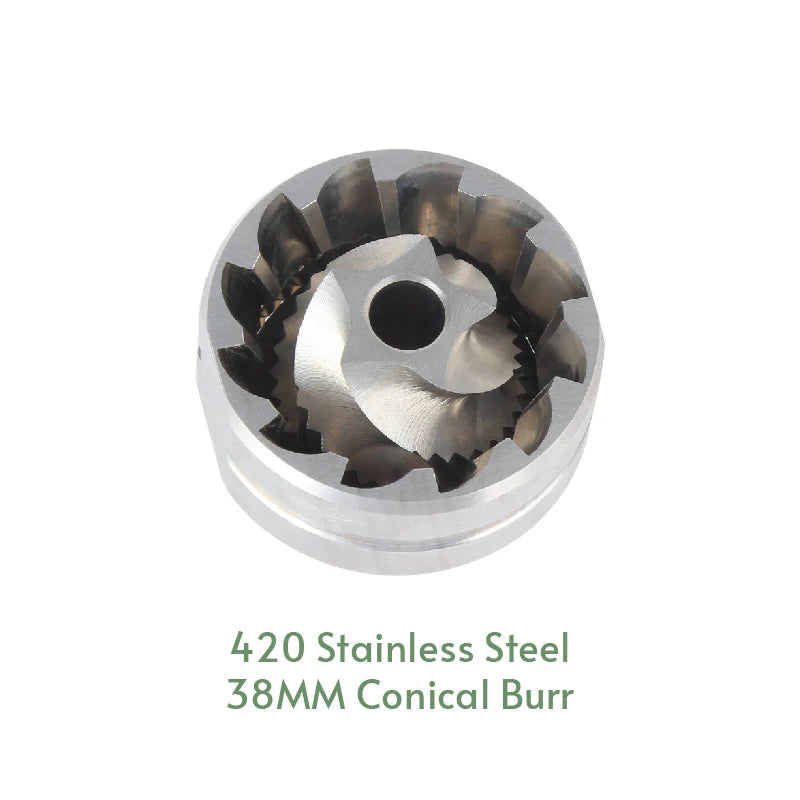 Professional Manual Coffee Grinder Upgrade All-metal Body  Anti-slip Design Portable Grinder Burr Inside