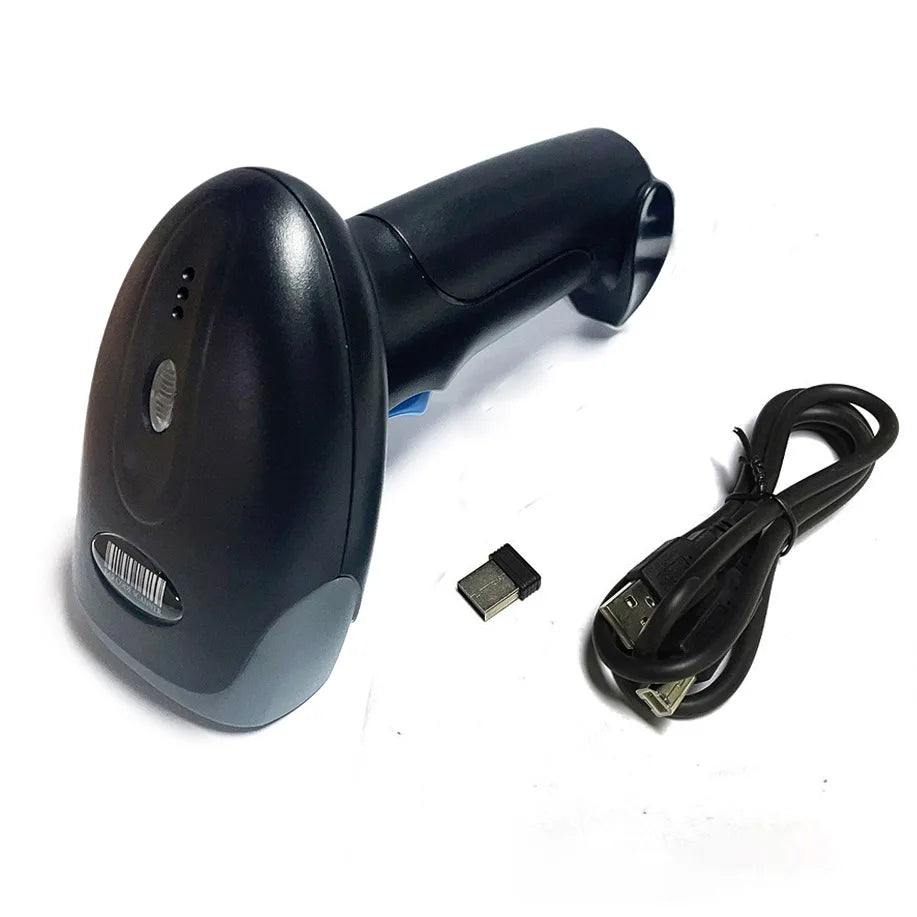 HBAPOS Wireless QR 1D 2D Barcode Scanner Wired Handheld Bar Codes Reader QR PDF417 for Supermarket Book Coffee Store