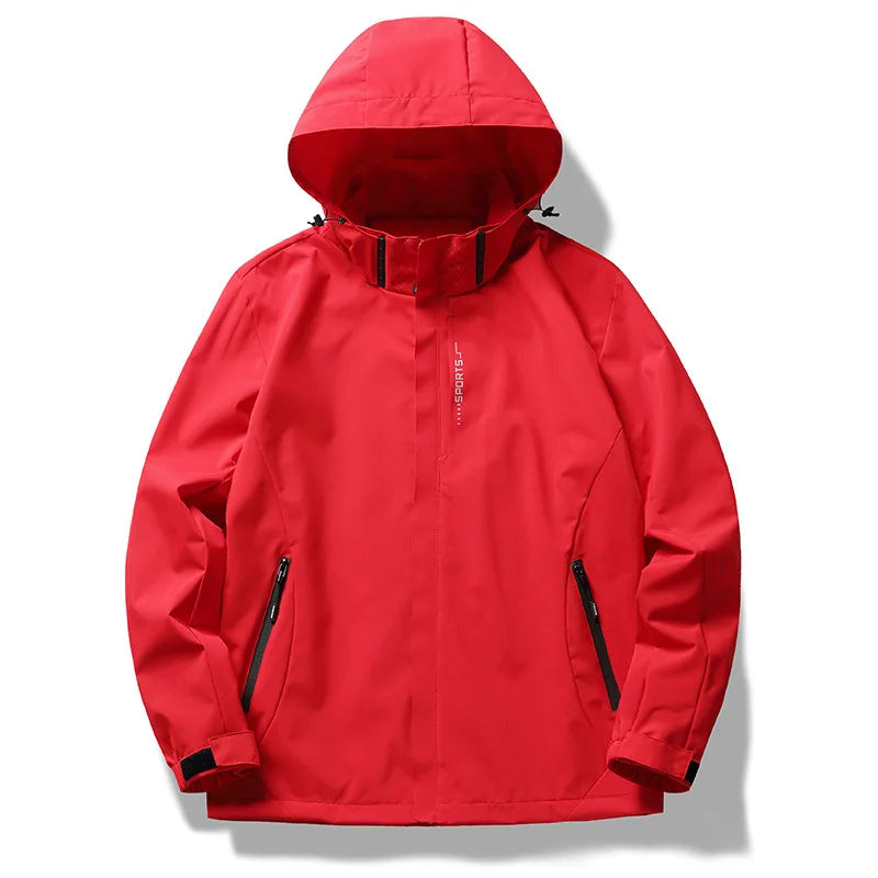 Couple Matching Hooded Jacket Stand Collar Thin Casual Outer Top For Men And Women Suitable For Spring Autumn Outdoor Travel An