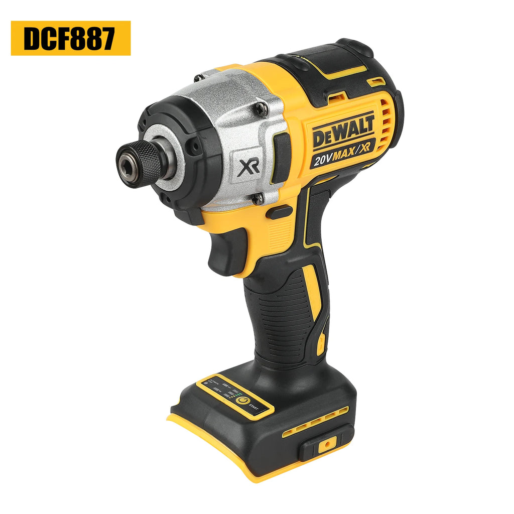 DeWalt 20V MAX XR Brushless 2-Tool Combo Kit DCF922 1/2" Impact Wrench DCF887 1/4" Impact Driver with Storage Bag