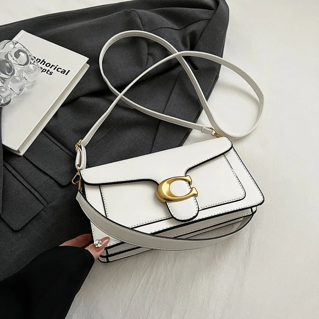 2026 new European retro classic fashionable versatile chain flap crossbody bag, suitable for women to match