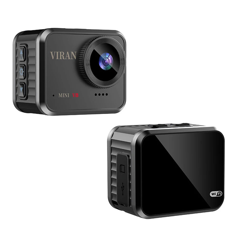VIRAN MINI V8 Action Cam Ultra HD Bicycle Helmet Camera 145 ° Wide Angle Mini Car Dash Cam Waterproof Video Recorder Sports DV