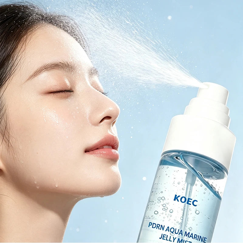 PDRN Aquamarine Jelly Mist 100ml Niacinamide Glow Plump Skin Deep Instant Moisturizing nourishing Korean Soothing Essence Spray