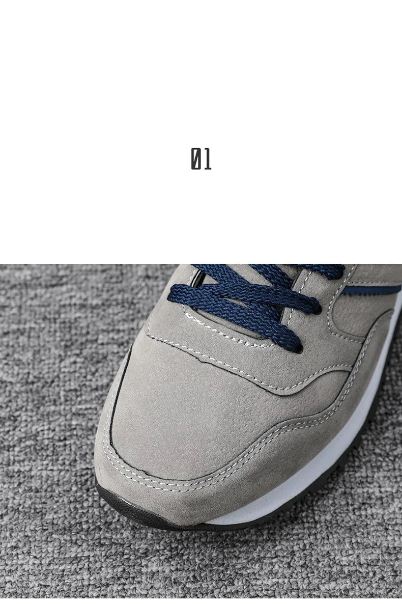 Men's and Women's Shoes Spring and Summer Leather Breathable Forrest Gump Shoes Men's Sports and Leisure Travel Running Shoes Me