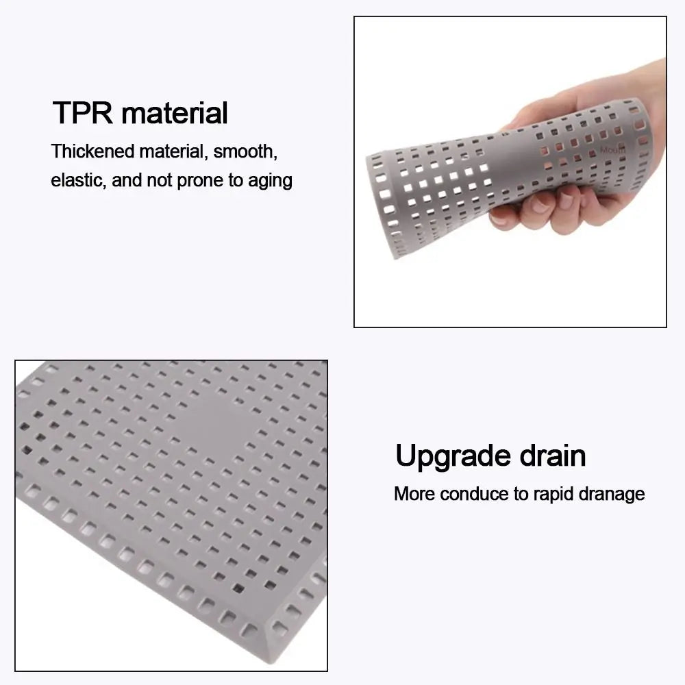 Useful Sink Strainer Anti-blocking Floor Drain Mesh Trap Hair Clean Up Waste Catcher Kitchen Bathroom Accessories