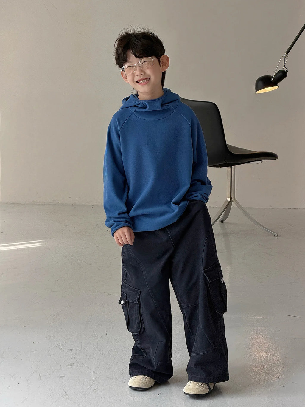 Children Clothing Kids Fashion Casual Warm Versatile Hoodie 2026 Autumn New Boys Korean Style Solid Color Simple Pullover