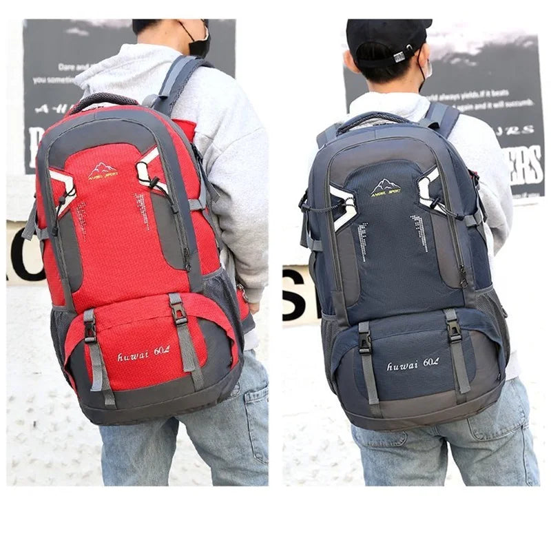 Large Capacity Travel Backpack 40l 60l Waterproof Back Pack Laptop Bag For Men Women Outdoor Travel Hiking Sports Business Trip