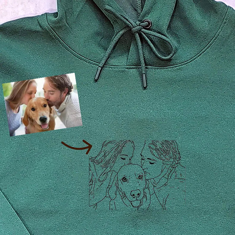 Custom Embroidery Logo Hooded Sweater Men's Loose Size Autumn Cotton Sweatshirt High Quality Tops Male Hip Hop Pullover