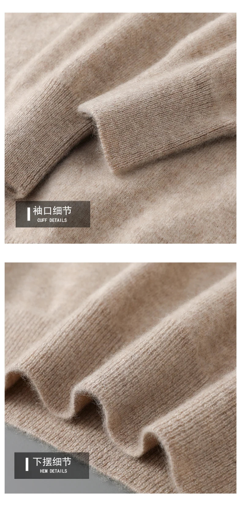 New Autumn And Winter Pure Wool Sweater Men's Round Neck Loose Thick Pullover Sweater Solid Color Cashmere Knitted Base Sweaters
