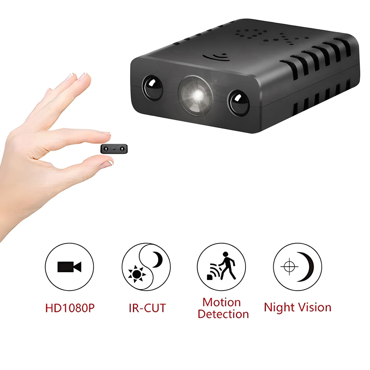 Full HD 1080P Mini Camera Night Vision Motion Detection Micro Cam Home Surveillance Video Recorder WiFi Camcorder