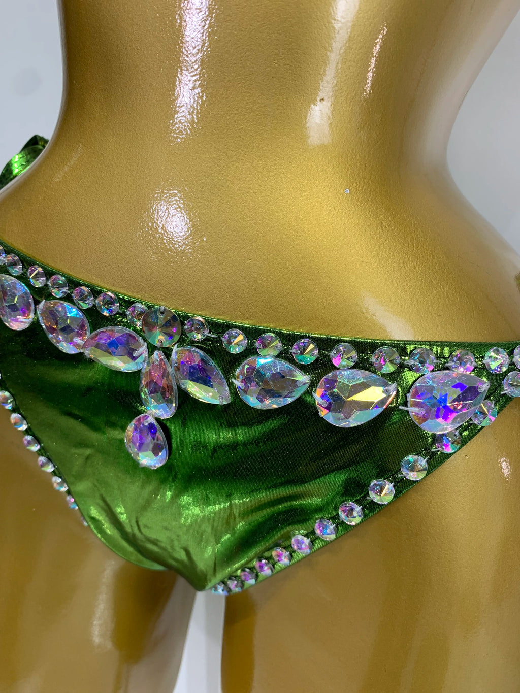 Newest Crystal Bikini Swimwear Fashion Bar Bikini Blingbling Swimwear Bikini Popular Bathingsuit Bikini Nightclub Stage Outfit