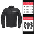 New Motorcycle Jackets Breathable Motorbike Riding Jackets Wear-Resistant Motocross Clothing Built-in Protective Gear