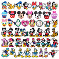 Mesucs 8-48Pcs Cartoon Shoe Charms for Women Men Girls Shoes Decoration Accessories For Clog Sandal Wristband Bag