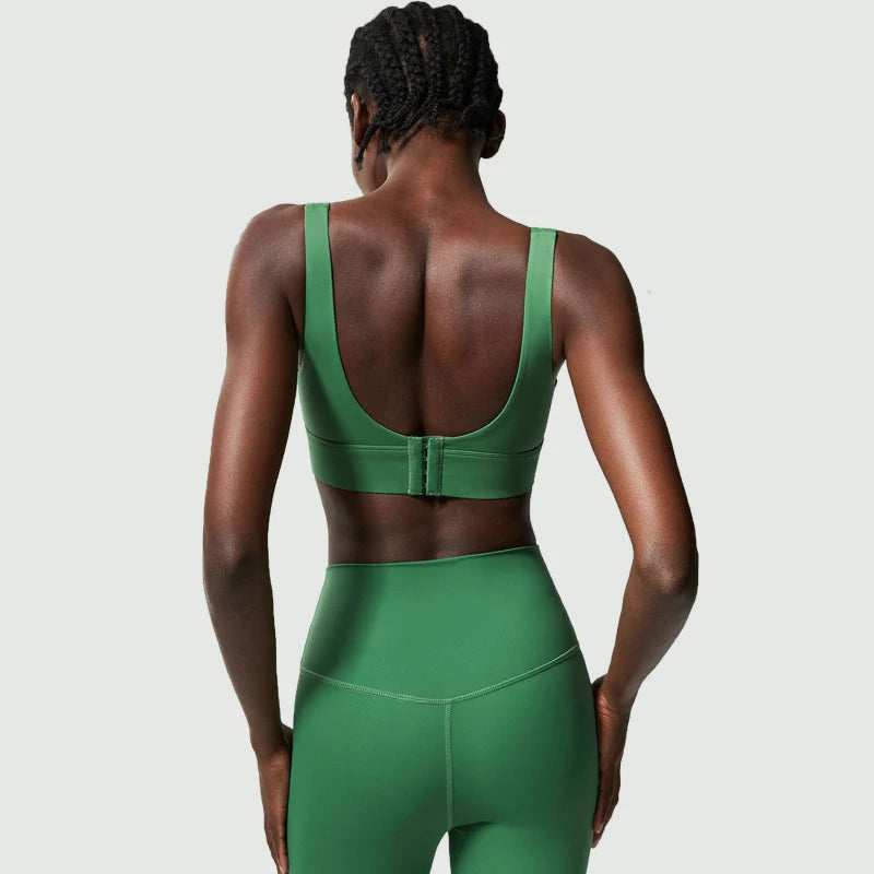 Two Pieces Fitness Yoga Set Women Solid Color Stretchy Soft Gym Suit Breathable Quick Dry Running Sportswear Workout Clothes
